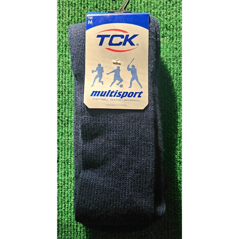 TCK Multisport Socks Navy Blue Size M Athletic‎ Football Soccer Baseball